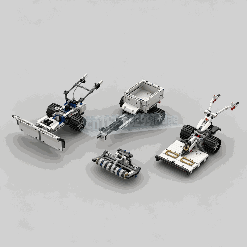 1021Parts MOC Dual Single Axle - Agriculture Farming Vehicles 评论和价格