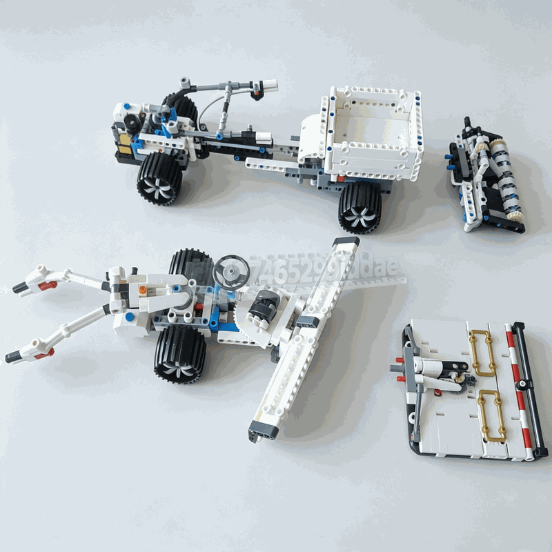 1021Parts MOC Dual Single Axle - Agriculture Farming Vehicles 评论和价格
