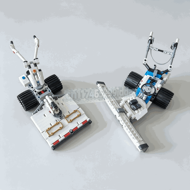 1021Parts MOC Dual Single Axle - Agriculture Farming Vehicles 评论和价格