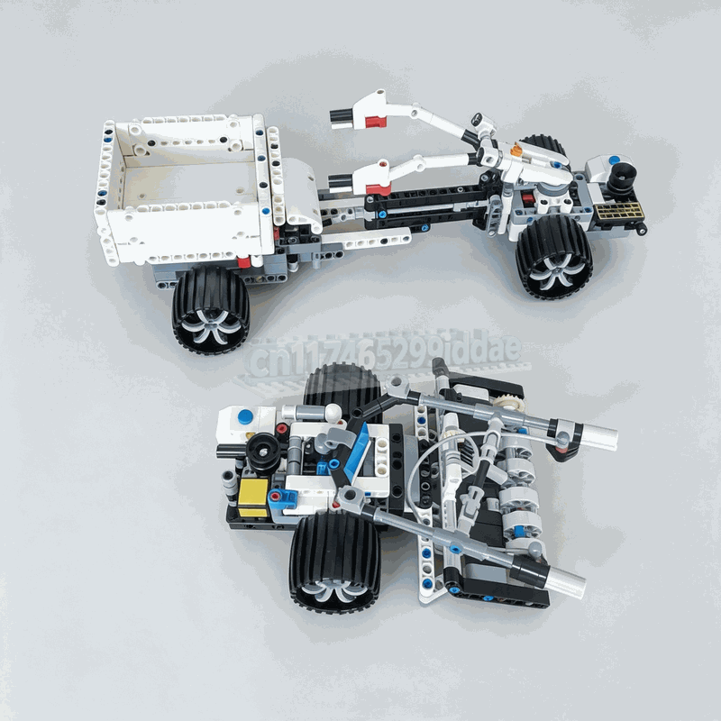 1021Parts MOC Dual Single Axle - Agriculture Farming Vehicles 评论和价格