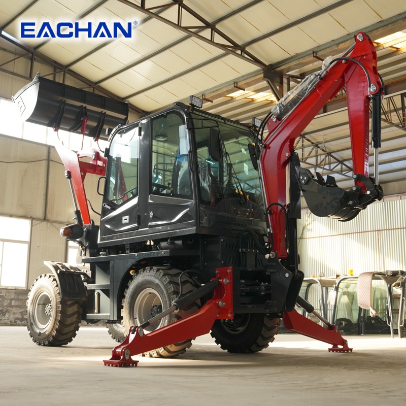 4WD Hydraulic Wheel Backhoe Lo - Agriculture Farming Working 评论和价格