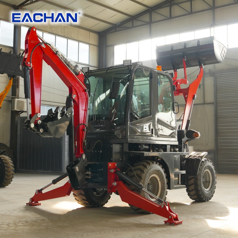 4WD Hydraulic Wheel Backhoe Lo - Agriculture Farming Working 评论和价格