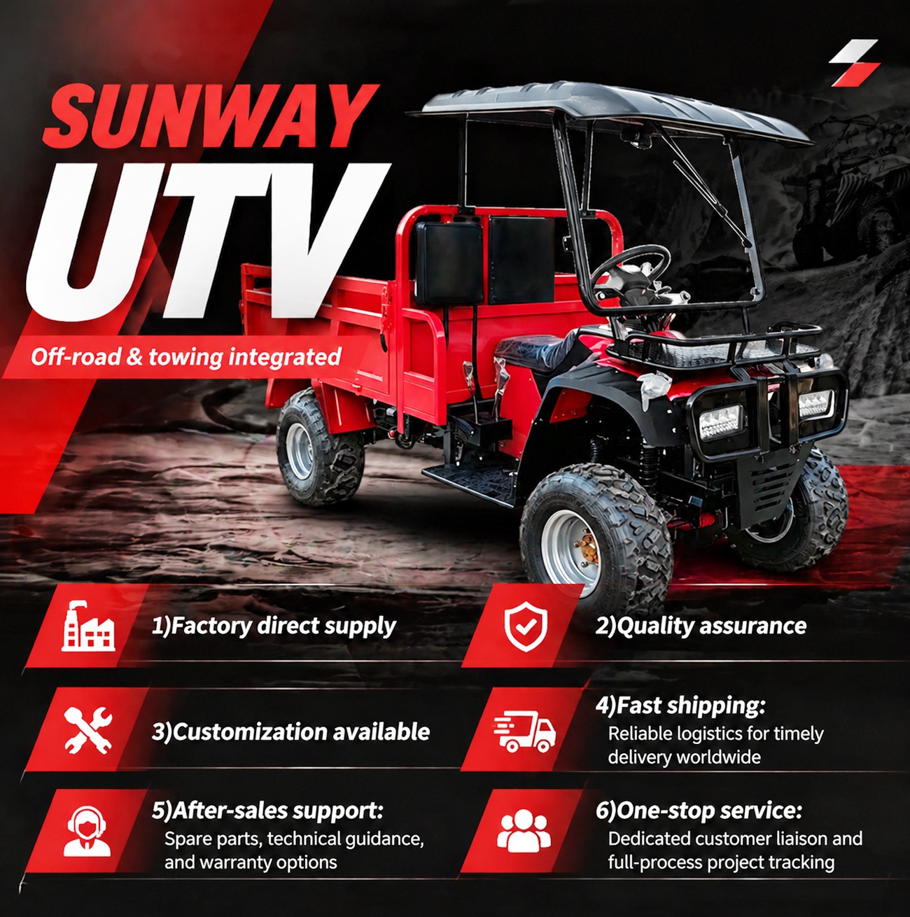 Hot Sale Factory Direct 4x4 UT - Agriculture Farming Vehicles 评论和价格